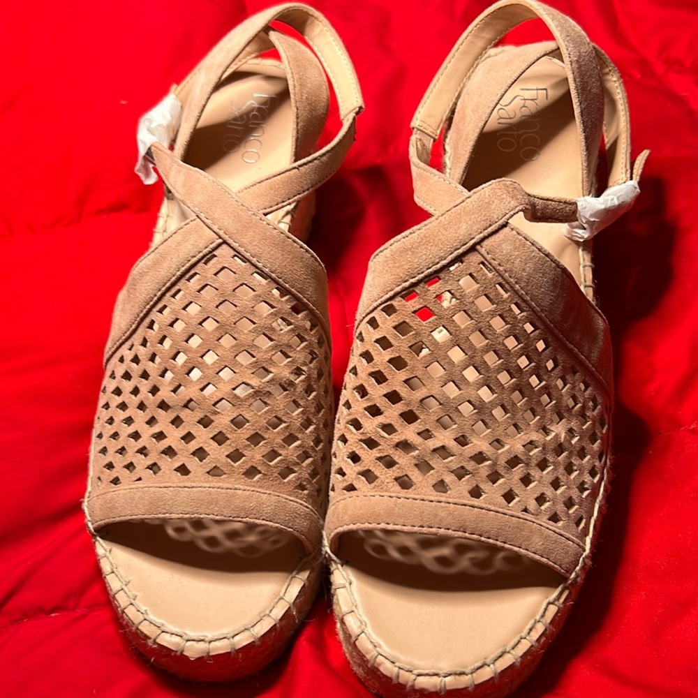 Franco Sarto tan sandals